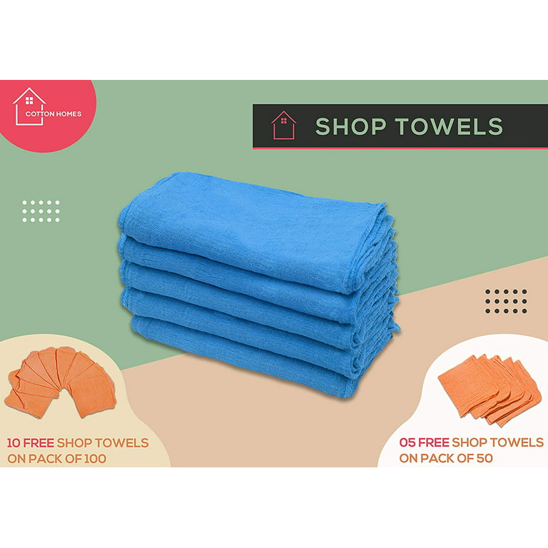 Color Terry Towel 100% Cotton Cleaning Rags - 10 lbs. Bag - Multipurpo