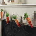thumbnail image 2 of Northlight 3.25' Carrots and Twigs Artificial Easter Garland, 2 of 5