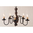 thumbnail image 3 of Irvins Country Tinware Lancaster Chandelier in Espresso with Salem Brick, 3 of 3