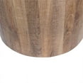 thumbnail image 2 of Casartis Living Arbor Transitional Wood Log Pedestal End Table in Brown, 2 of 5
