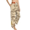 thumbnail image 2 of Haiem Thanksgiving With A Grateful Heart Women's Pajama Pants Ultra Lightweight Pjs Bottoms Sleepwear Bottom Pants With Pocket Drawstring-Large, 2 of 9