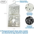 thumbnail image 2 of 4 Pack Moisture Absorber Hanging Bags, Boat Dehumidifier with Charcoal, Unscented, Removes Dampness and Musty Odors, Ideal for Basement, Closet, Home, Car, RV, Boating, 2 of 5