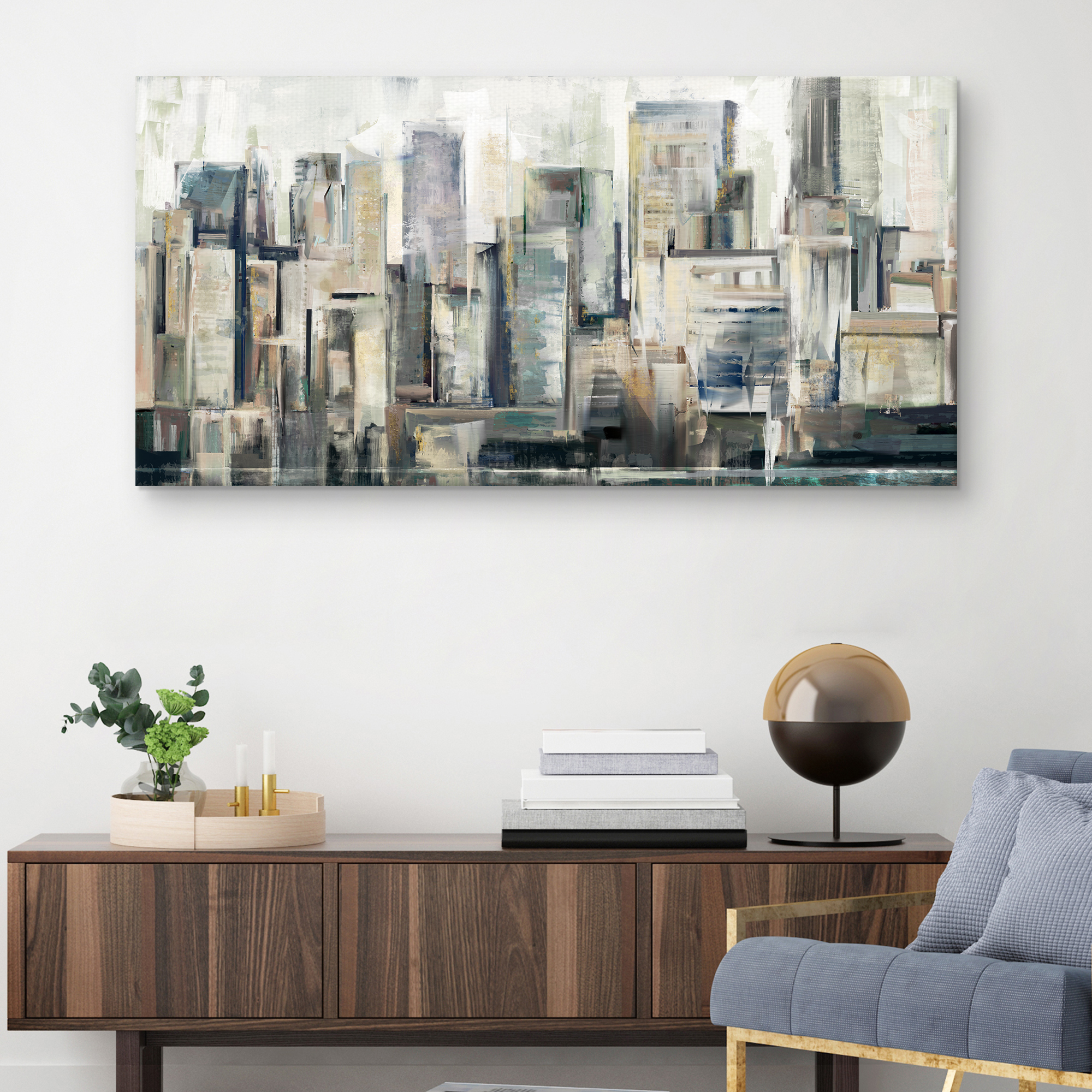 Skyline by Studio Arts Canvas Art Print