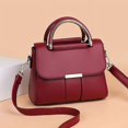 thumbnail image 5 of Leather Black Fashion Messenger Shoulder Bag Women'S Handbag, 5 of 5