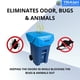 thumbnail image 2 of Funda para bote de basura Trash Smell Buster, biodegradable, 360 L, paquete de 3, 2 of 7