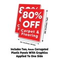 thumbnail image 2 of 80 Percent Off Carpet and Flooring (24" X 36") 4mm Corrugated Plastic Panel, Graphics Applied To 1 Side (Pk of 2), 2 of 4