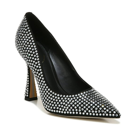 Sam Edelman Women's Antonia Pump Black Glitz 9.5M