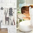 thumbnail image 7 of Yayeee 2 Pack Hand Towels for Bathroom 100% Cotton 16" x 28" Soft Absorbent Kitchen Towel, Beige Christmas Forest, 7 of 7