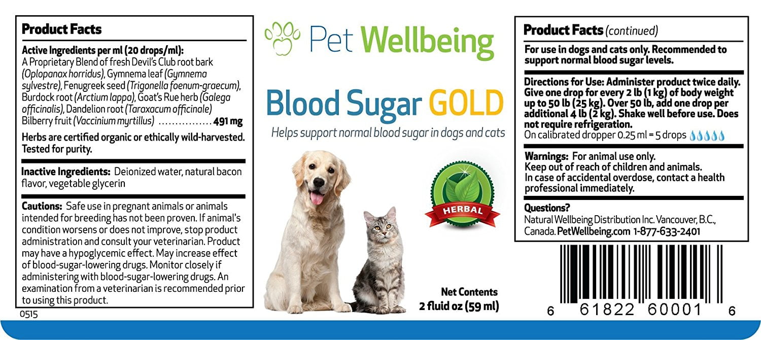 blood sugar gold for cats