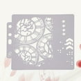 thumbnail image 2 of EeaseCA Drawing Stencil Assorted Patterns Hollow Out Art Painting Template for Craft Scrapbooking DIY Cake Decor (S70), 2 of 8