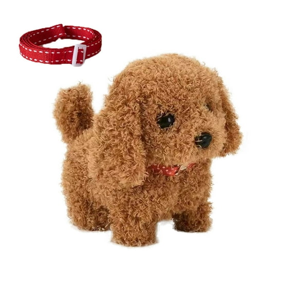 FloHua 2025 New Interactive Realistic Robot Puppy - Walks, Barks & Wags Tail, Perfect Pet Substitute for All Ages, Durable & Fun