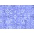 thumbnail image 1 of Ahgly Company Machine Washable Indoor Rectangle Oriental Blue Traditional Area Rugs, 5' x 7', 1 of 4