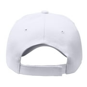 Falari Wholesale 12-Pack Baseball Cap Adjustable Size Plain Blank Solid Color White