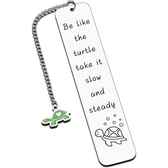 Stocking Stuffer for Teen Boys Girls 16-18, Turtle Gifts for Turtle Lovers Inspirational Gifts for Teen Girls Bookish Cute Bookmark for Him Her Christmas Gift for Girlfriend Friend