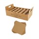 thumbnail image 5 of Caja porta conos de confeti para bodas, decoración de conos de confeti y caja de soporte para bodas 30 agujeros marrón, 5 of 9