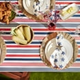 thumbnail image 4 of DII Patriotic Stripe Outdoor Tablecloth 60" Round, 4 of 5