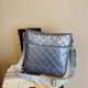 thumbnail image 1 of Bolso bandolera de moda para mujer Bolso bandolera elegante acolchado de color sólido (azul), 1 of 8