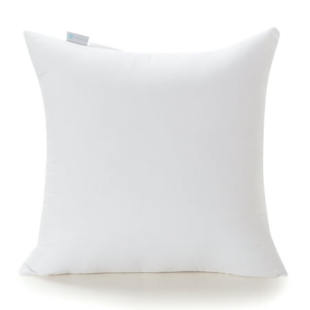 Acanva Decorative Square Throw Pillow Inserts, Hypoallergenic Form Stuffer Cushion Sham Filler, 18