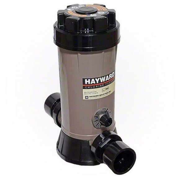 Alimentador químico Hayward CL2002S en línea para piscinas y spas