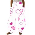 thumbnail image 2 of LEBONYARD Wide Leg Pants Clearance,Women Casual Printing Pockets Elastic Mid-Waist Comfortable Wide-Legged Loose Pants Multicolor XL, 2 of 5