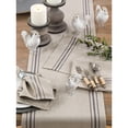 thumbnail image 4 of Saro Lifestyle Striped Linen Napkin (Set of 4), 4 of 4