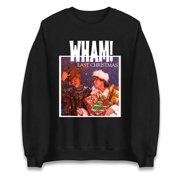 Wham Last Christmas Jumper, Retro 80s Band Xmas Sweatshirt - Sizes S-5XL ,Art Print JSC