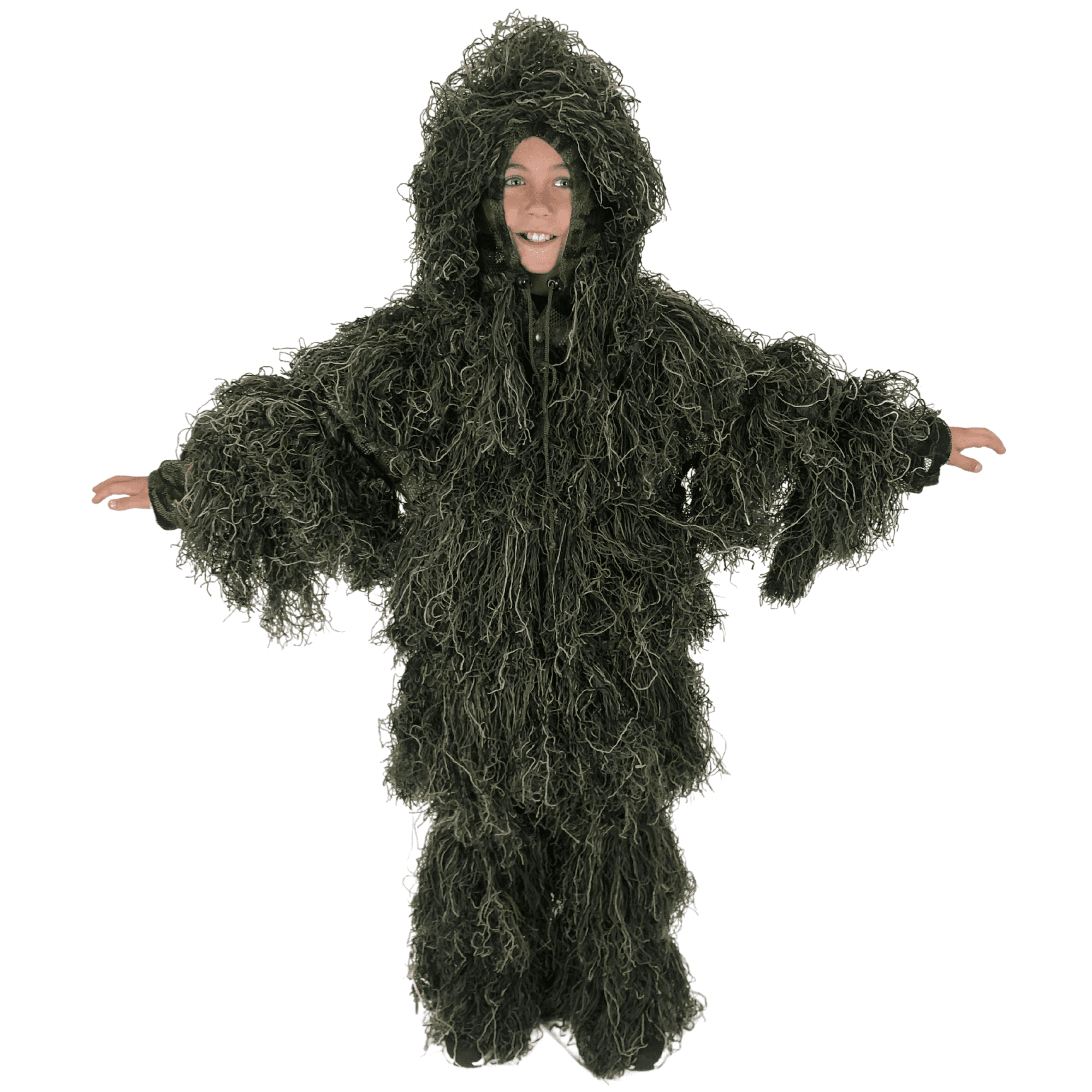 dry grass 3D camouflage suit Regular size Outdoor Ghost Ghillie Suit  woodland 