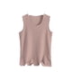 thumbnail image 2 of Ropa interior térmica Tops de moda para mujer de invierno sin mangas de cuello redondo cómodas camisetas sin mangas lisas regulares blusa de poliéster para mujer, 2 of 5