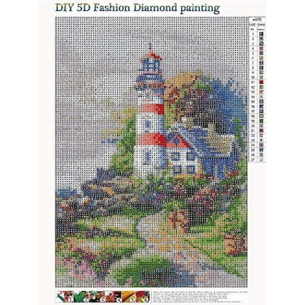 5D DIY Diamond Painting by Number Kit Full Round Drilled Beads Crystal Rhinestones Picture Accessori