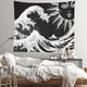 thumbnail image 1 of Tapiz decorativo de pared Sun God Wave, 150 x 100 cm, microtela, 1 of 3