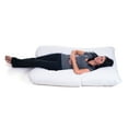 thumbnail image 4 of Bluestone Pregnancy Pillow, Full Body Maternity Pillow with Contoured U-Shape, White, 4 of 4