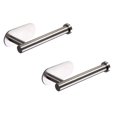 thumbnail image 1 of HmNPlay Rack,Storage Rack Modern Stainless Toilet Paper Holder Brushed Bathroom Tissue Roll Stand With Shelf & Rustproof For Home/ (Easy Install), 1 of 5