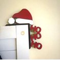thumbnail image 2 of Adorno de metal para puerta de Navidad, adorno de letrero de esquina para marco de puerta superior 2024, adorno de puerta de Navidad para decoración del hogar, adorno de letrero de esquina para marco, 2 of 8