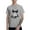 Gray, variant on Cute Panda Men's T-Shirt Cotton 100% Summer Tops Fashion Casual Animals Short Sleeves for Men Women Round Collar Top Tees
