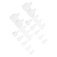 thumbnail image 3 of 500 Pcs Nail Embellishments French False Toenail Tip ABS Toenails Artificial Toenail Plastic False Toenail Full Cover Toenails, 3 of 3