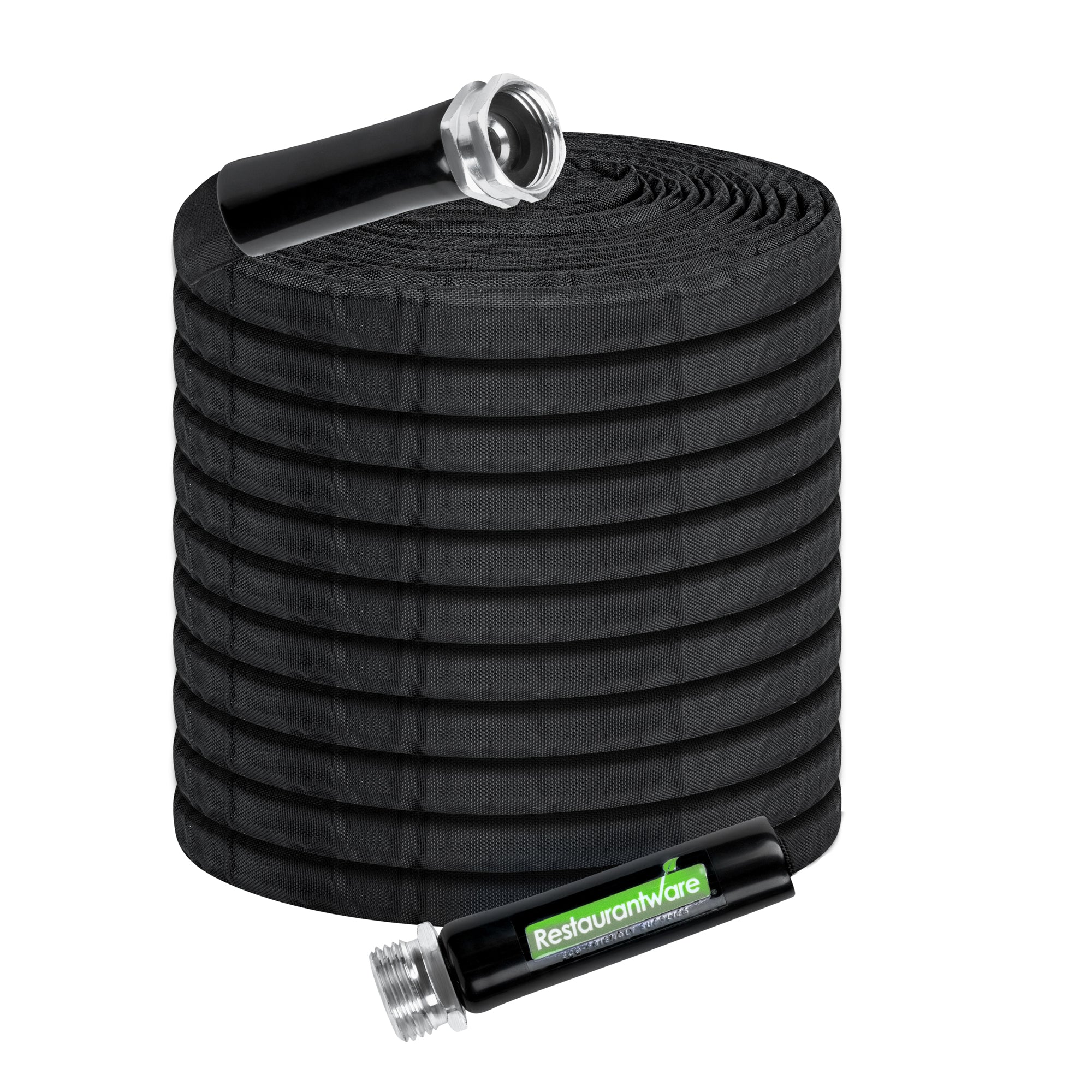 Handy Tek Black Fabric Garden Hose - Lightweight, Kink-Free, Flexible - 25' - 1 count box