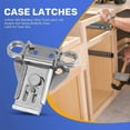 thumbnail image 4 of 4Pack Stainless Steel Twist Latch with Keeper and Spring for Case Box, 4 of 5