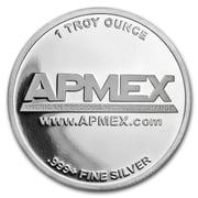 1 oz Silver Colorized Round - APMEX (American Flag)