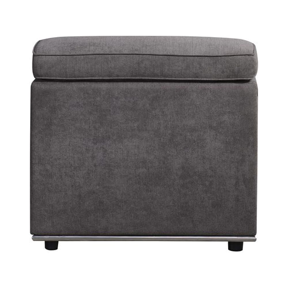 ACME Alwin Modular - Armless Chair in Dark Gray Fabric