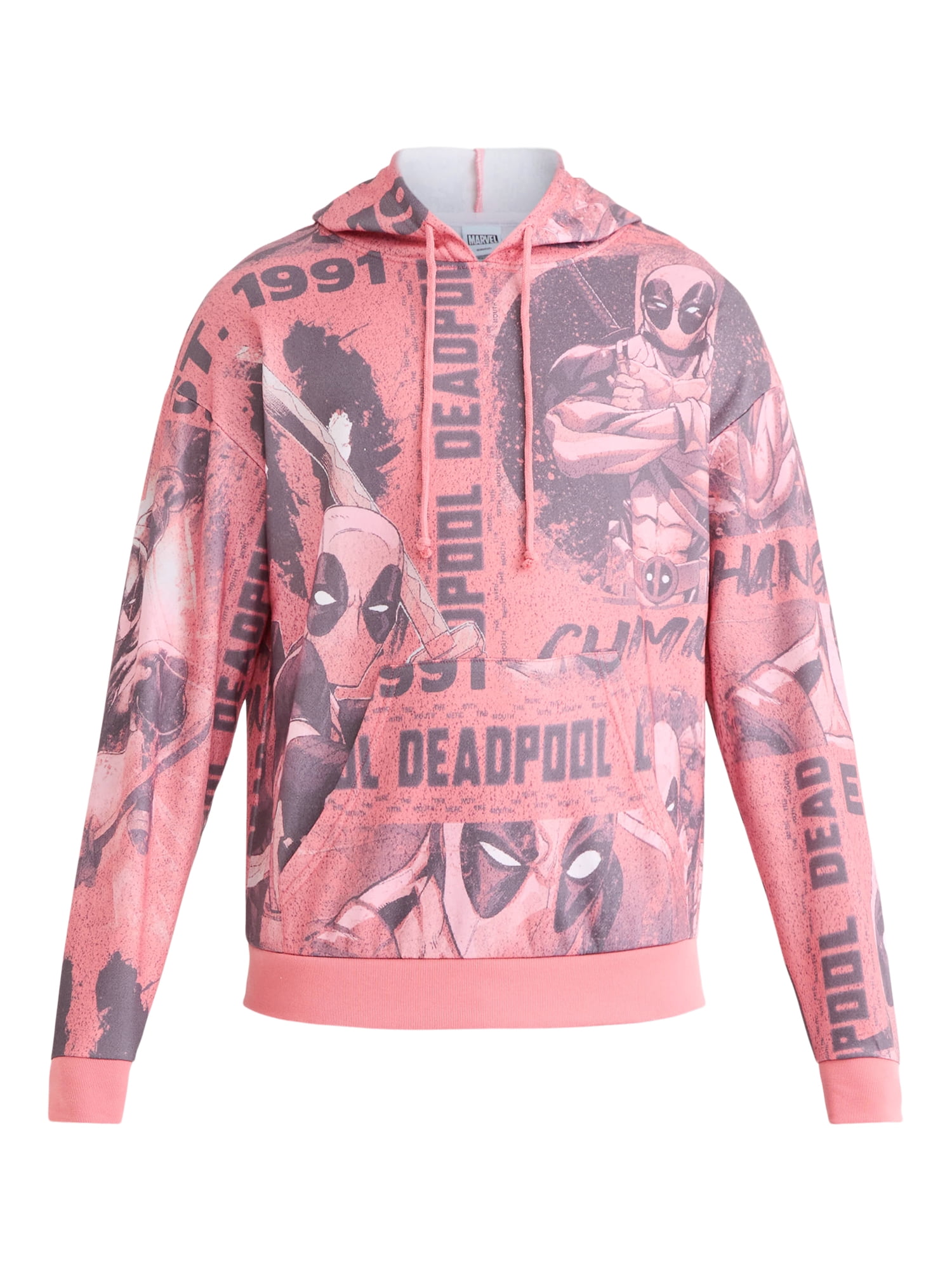 Deadpool Men's & Big Men's Graphic Hoodie Sweatshirt, Sizes XS-3XL