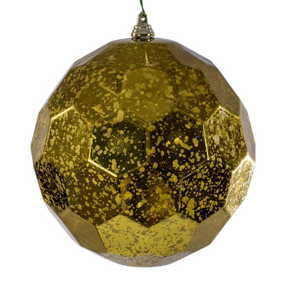 6" Olive Honeycomb Mercury Orn 2/Bag