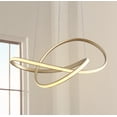 thumbnail image 1 of Aiwen Unique Geometric Pendant Light Modern Illumination Hanging LED Lamp Fixture Gold, 1 of 7