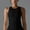 Black, variant on Aloohaidyvio Ribbed Tank Tops for Women High Neck Yoga Workout Sleeveless Top Casual Going Out Fitted Tanks Shirts