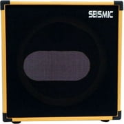 Seismic Audio Luke-1x12TR, Empty 12" Guitar Cabinet, Orange Tolex/Black Cloth Grill