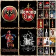 thumbnail image 2 of Cartel publicitario retro de alcohol, whisky, vino, cerveza, impresión en lienzo, decoración de pared retro y cuadros colgantes de los años 80, 2 of 5