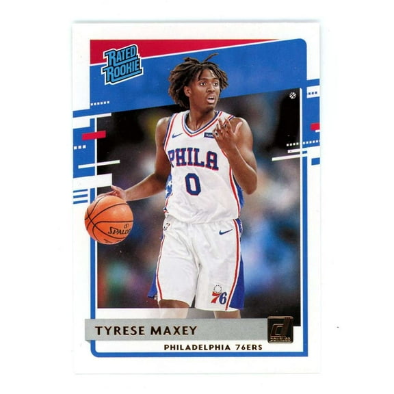 NBA 2020-21 Panini Donruss   Tyrese Maxey #211 (Rated Rookie)