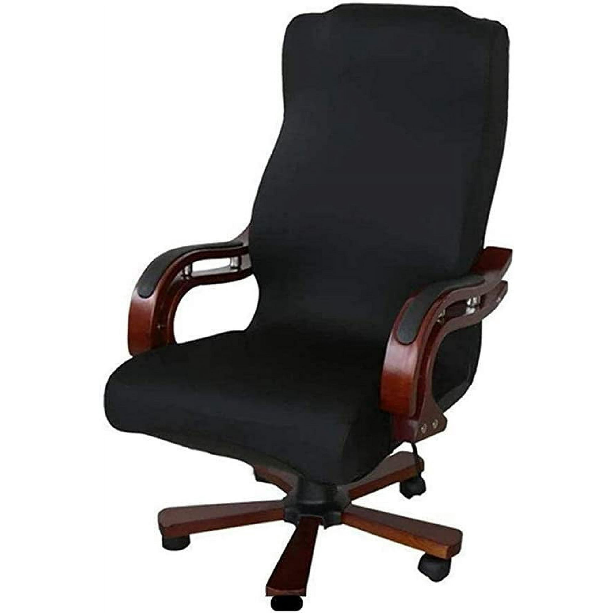 Extensible Housse De Chaise Avec Accoudoirs Velours Luxueux 300G Housse