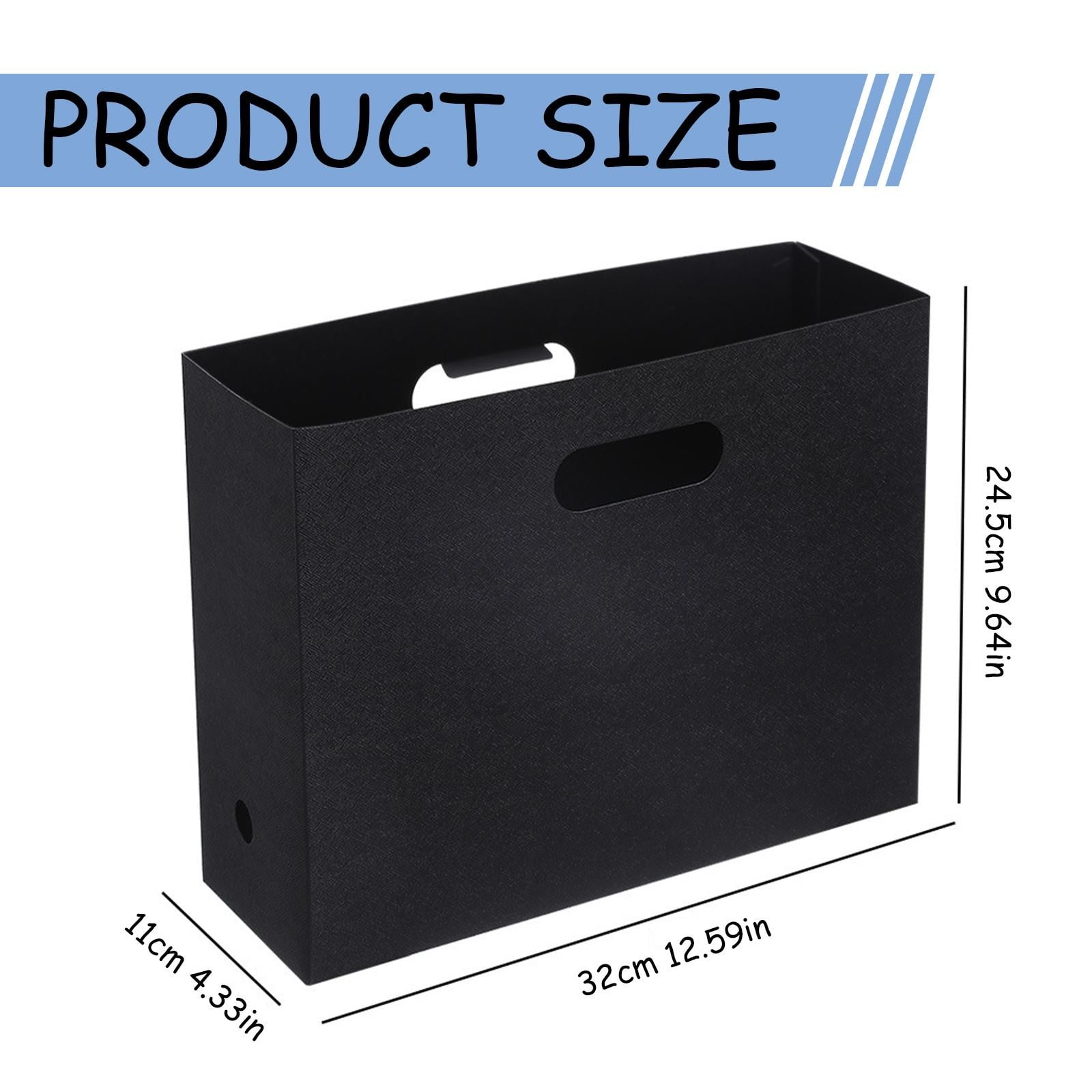 Piwvid Foldable Scrapbook Paper Storage Organizer, Scrapbook Paper Storage, Plastic File Organizer, Storage Bins Cubes for Accessary Storage