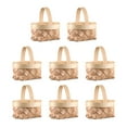 thumbnail image 1 of 8pcs Mini canastas de madera Mini Cestas de Picnic de Madera Cestas de Fruta de Frutas, 1 of 8