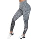 thumbnail image 3 of MKLEKYY Pantalones de yoga ajustados con estampado brillante y largo Mardi para mujer, 3 of 4